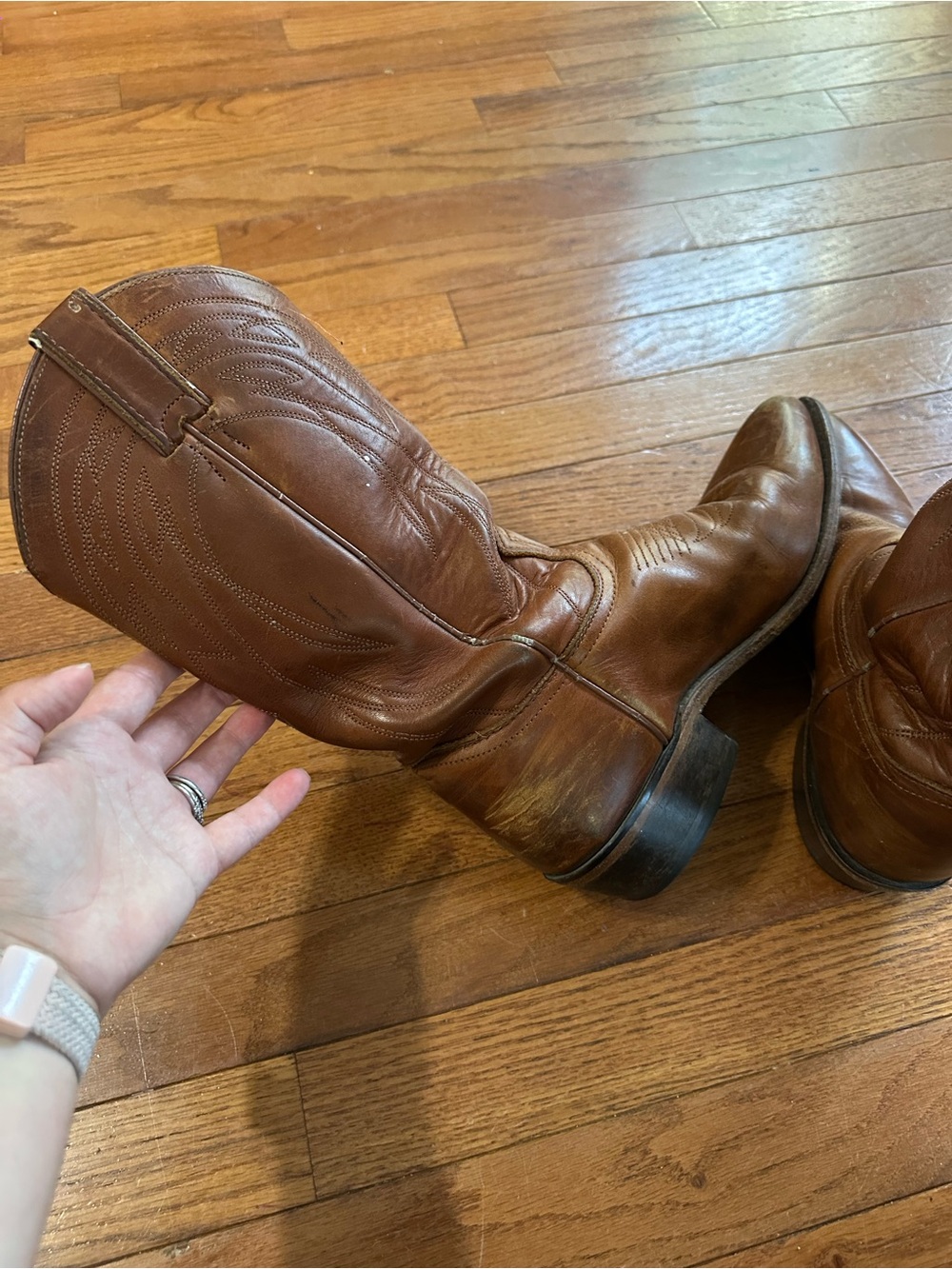 Frye Leather Cowgirl Boots Women’s 9.5 - Picture 7 of 10